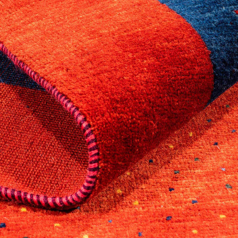 Tapis Gabbeh - Persan - 158 x 103 cm - rouge