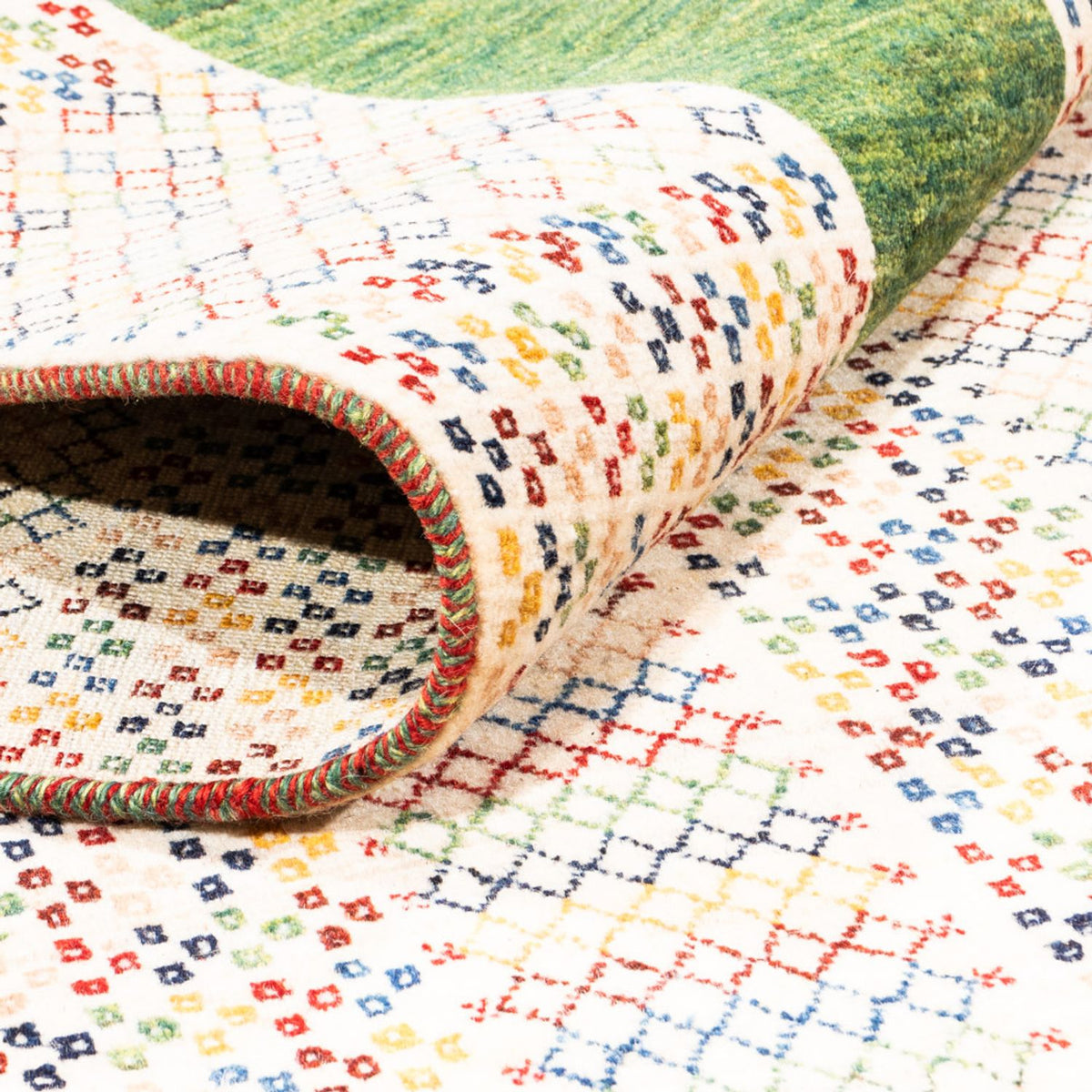 Tapis Gabbeh - Persan - 262 x 178 cm - crème