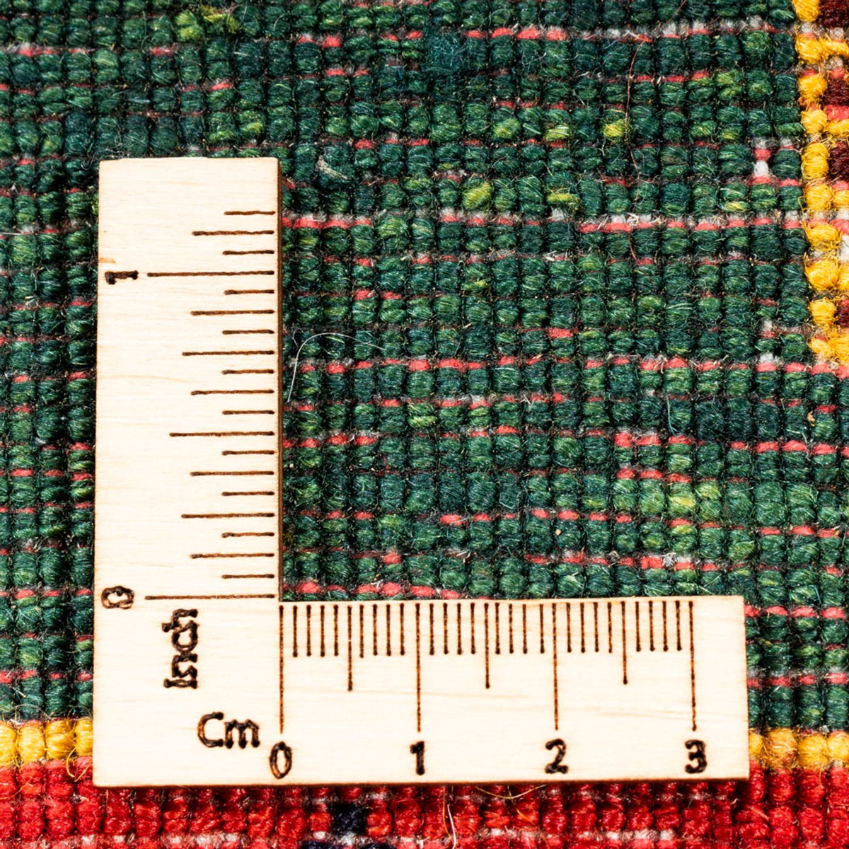 Tapis Gabbeh - Persan - 195 x 150 cm - vert