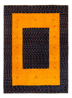 Tapis Gabbeh - Persan - 180 x 132 cm - or
