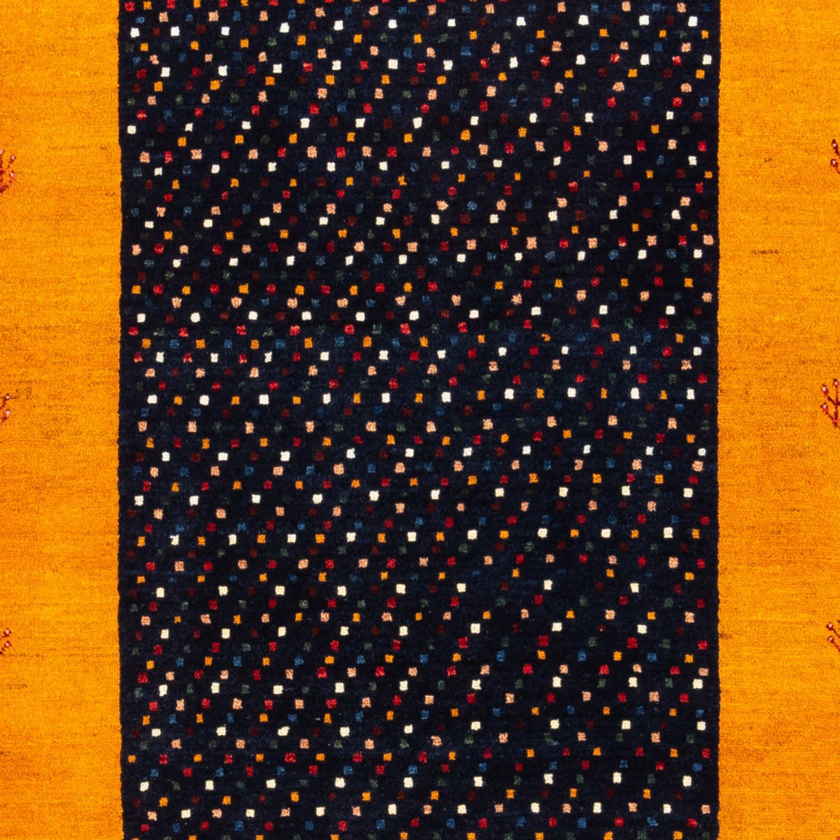 Tapis Gabbeh - Persan - 180 x 132 cm - or
