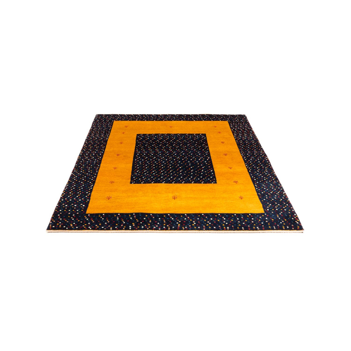 Tapis Gabbeh - Persan - 180 x 132 cm - or