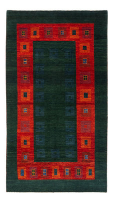 Tapis Gabbeh - Persan - 204 x 122 cm - vert