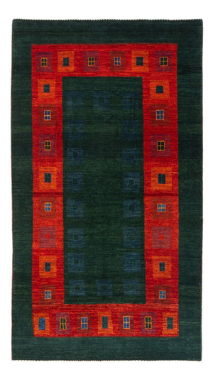 Tapis Gabbeh - Persan - 204 x 122 cm - vert