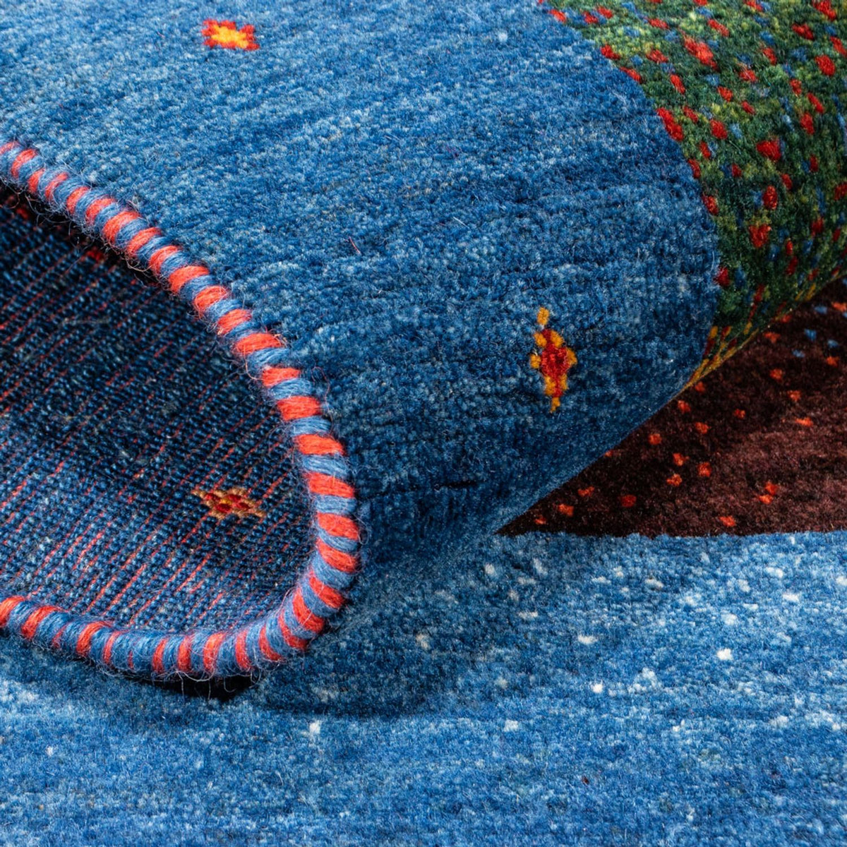 Tapis Gabbeh - Persan - 120 x 82 cm - multicolore