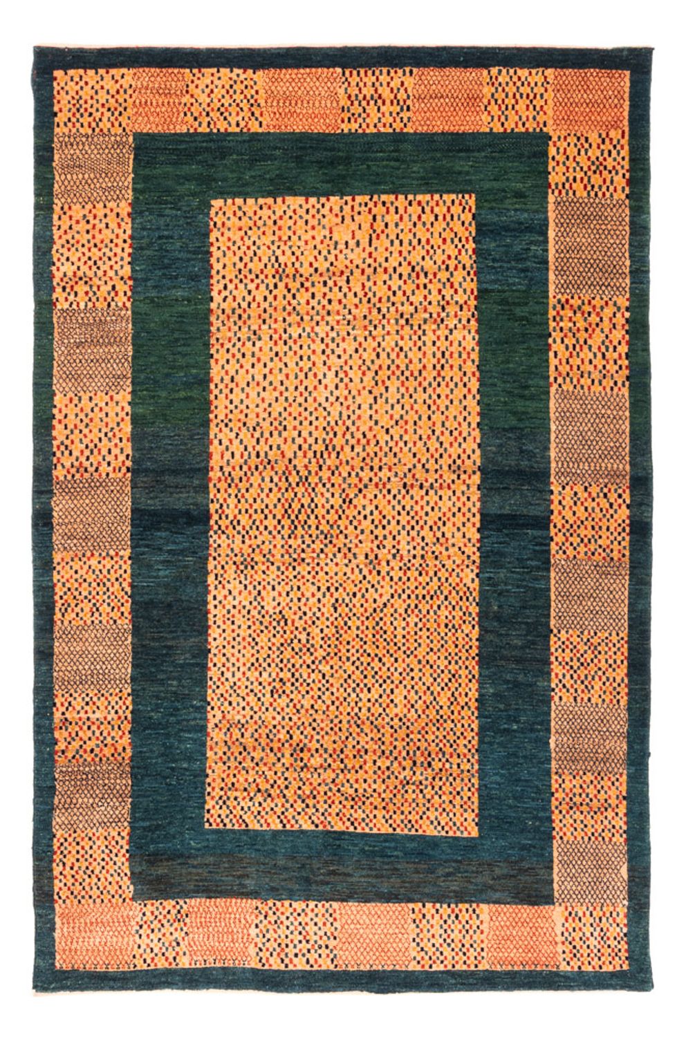 Tapis Gabbeh - Persan - 193 x 126 cm - beige