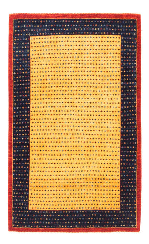 Tapis Gabbeh - Persan - 129 x 80 cm - or