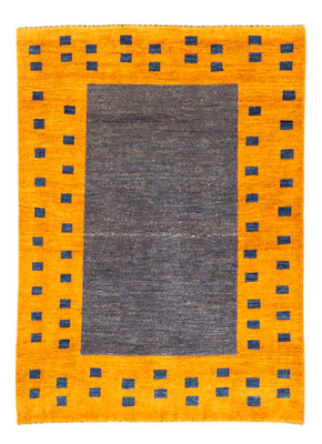 Tapis Gabbeh - Persan - 137 x 102 cm - bleu clair
