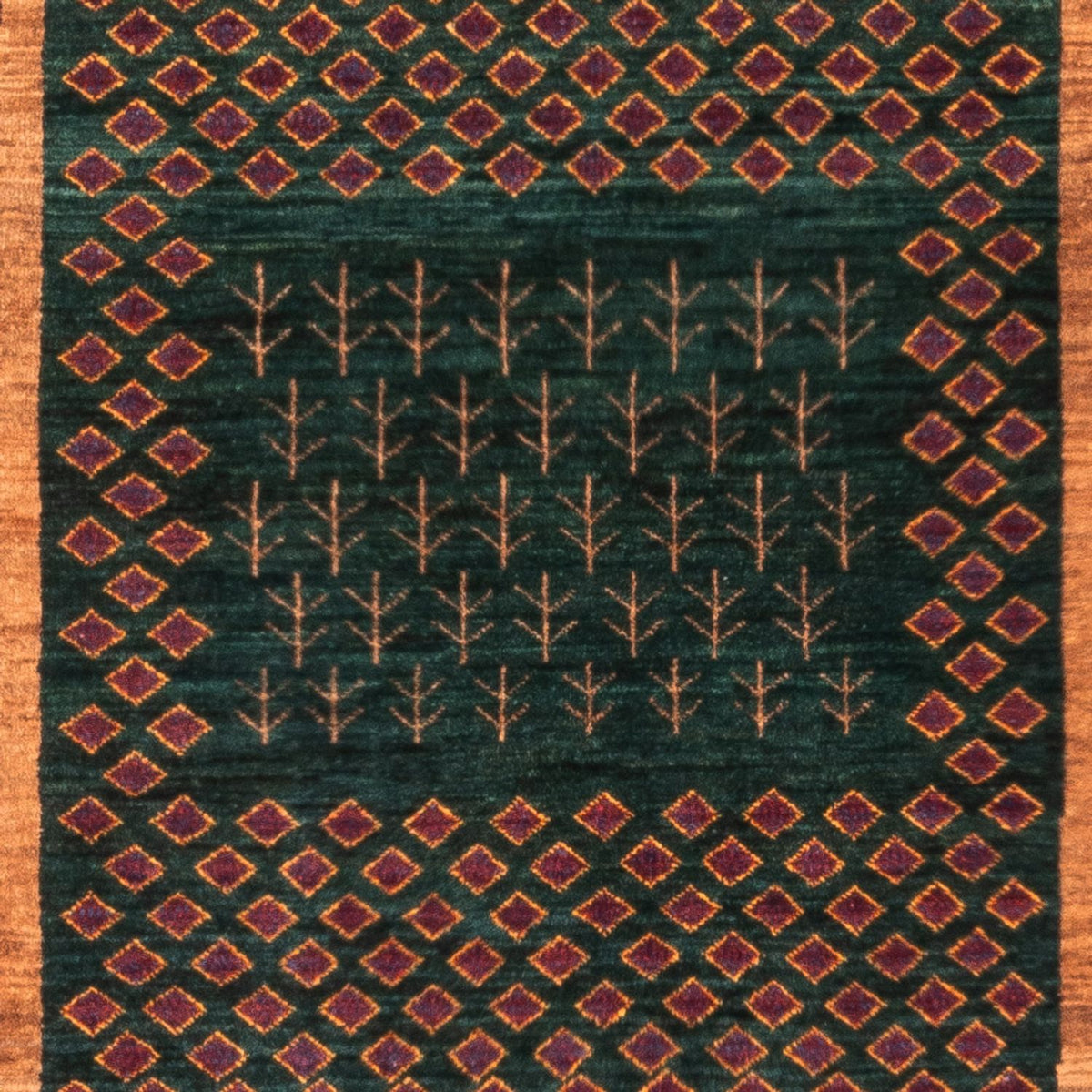 Tapis Gabbeh - Persan - 146 x 100 cm - multicolore