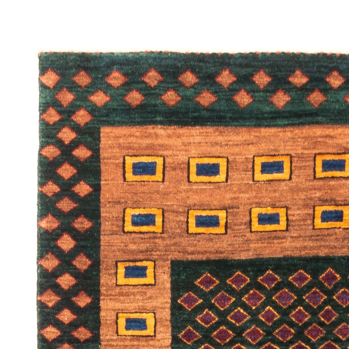 Tapis Gabbeh - Persan - 146 x 100 cm - multicolore