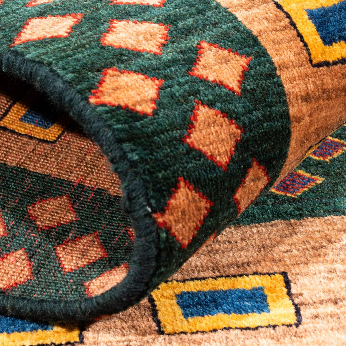 Tapis Gabbeh - Persan - 146 x 100 cm - multicolore