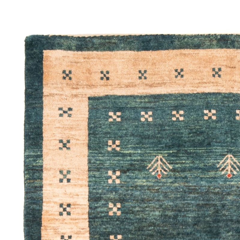 Tapis Gabbeh - Persan - 146 x 102 cm - vert