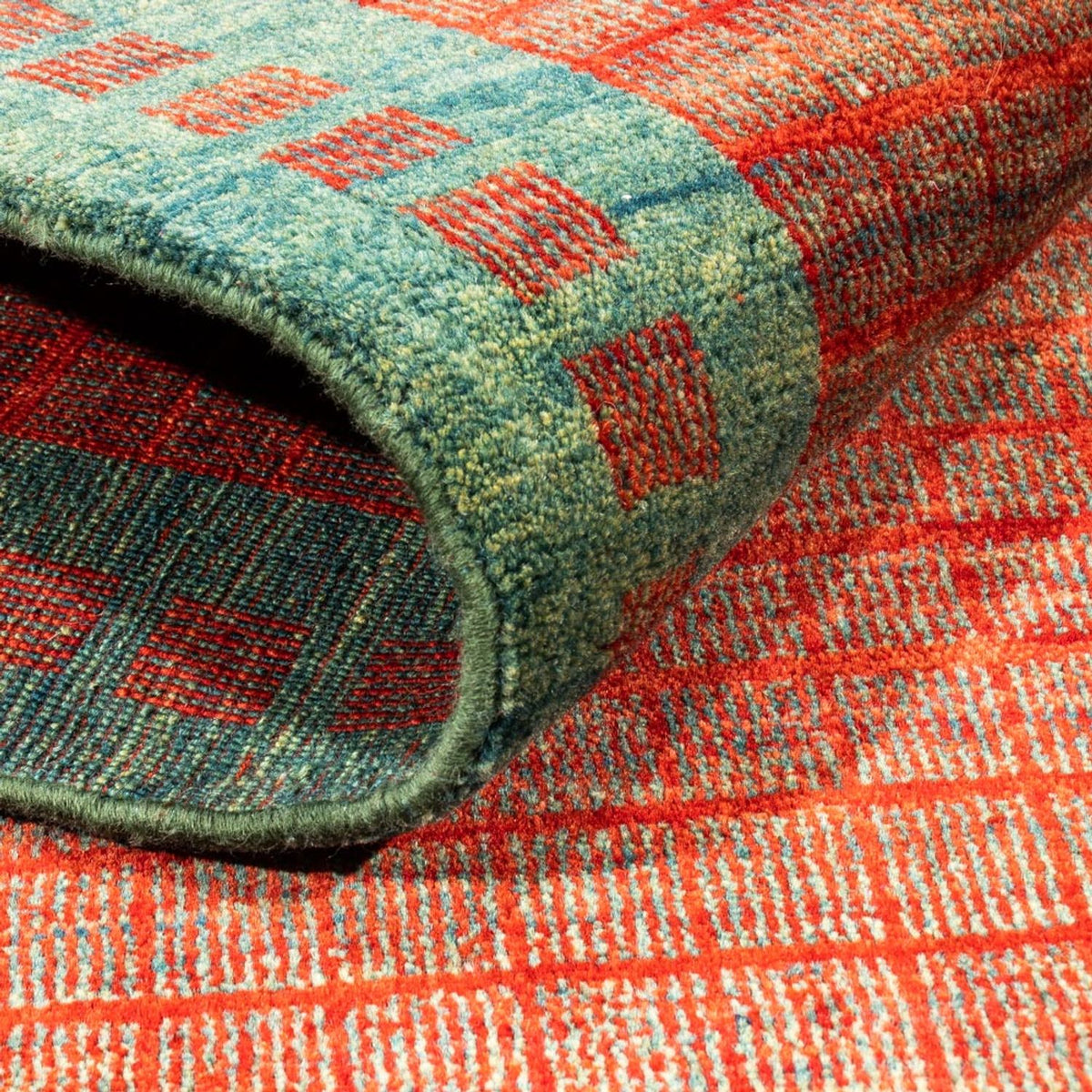 Tapis Gabbeh - Persan - 153 x 103 cm - rouge