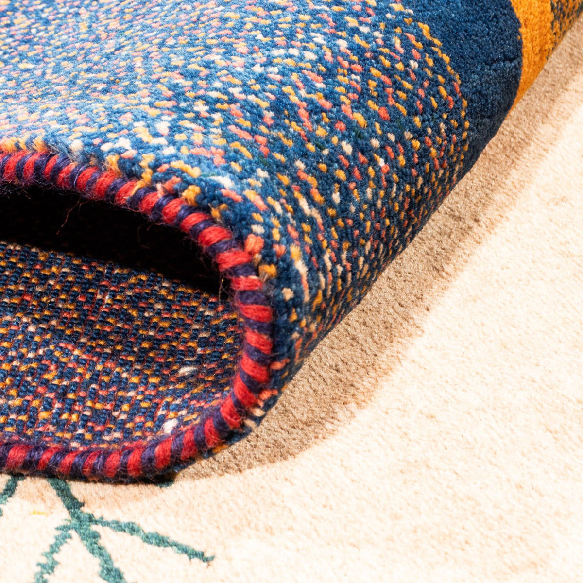 Tapis Gabbeh - Persan - 200 x 153 cm - crème