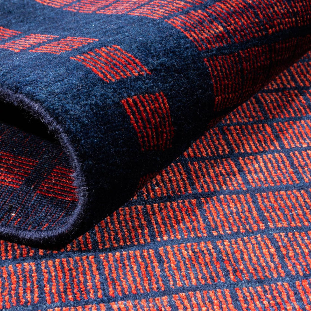 Tapis Gabbeh - Persan - 195 x 120 cm - rouge vin