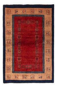 Tapis Gabbeh - Persan - 158 x 109 cm - rouge