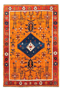 Tapis Gabbeh - Persan - 150 x 105 cm - or