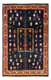 Tapis Gabbeh - Persan - 235 x 150 cm - bleu foncé