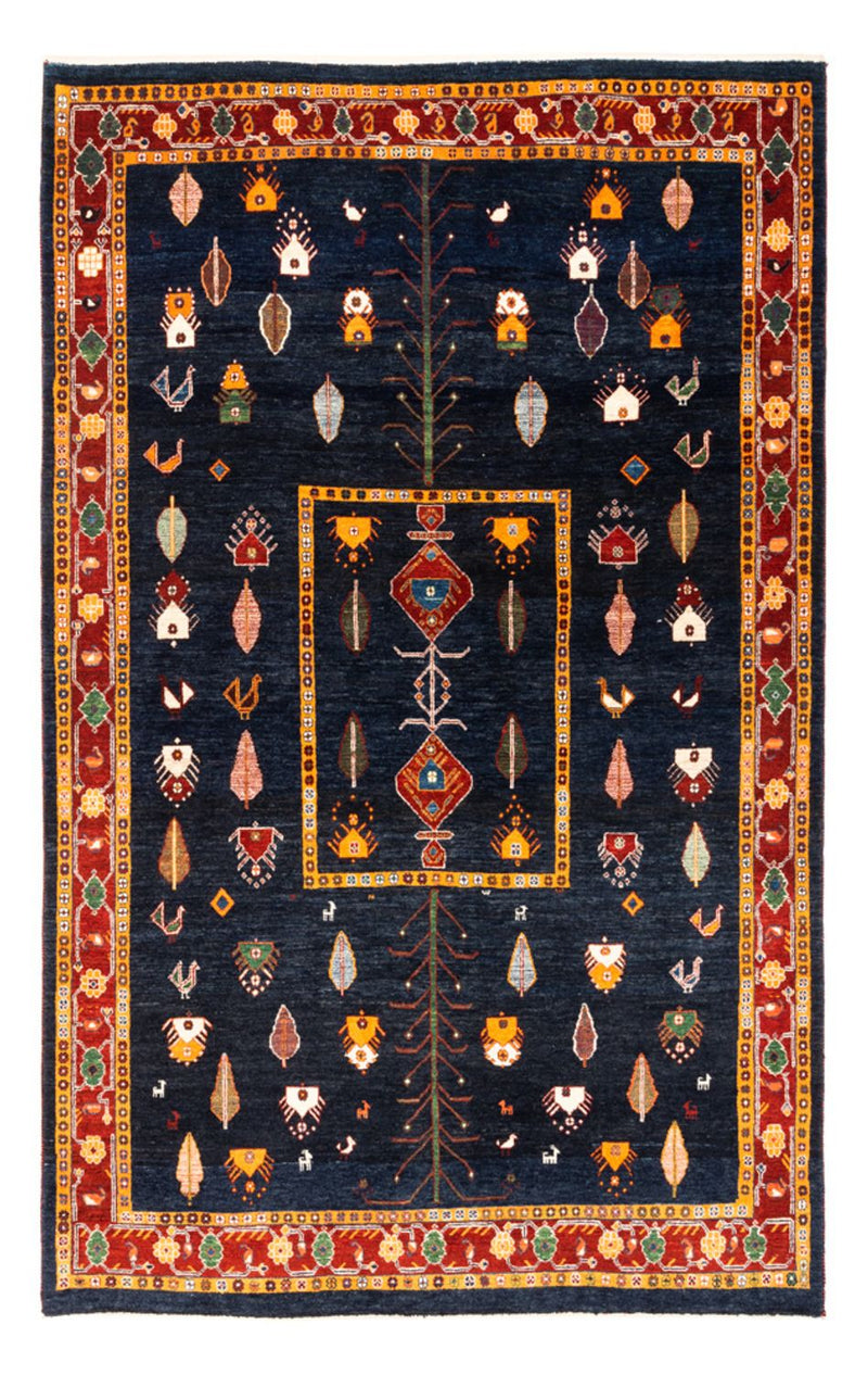 Tapis Gabbeh - Persan - 235 x 150 cm - bleu foncé