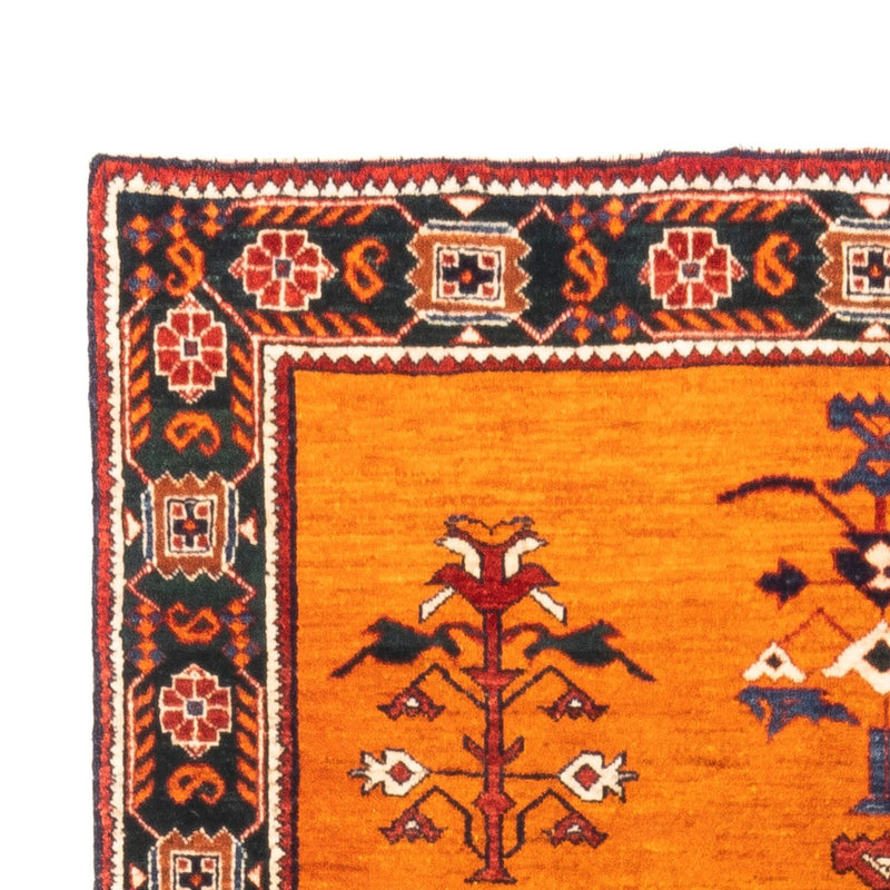 Tapis Gabbeh - Persan - 150 x 106 cm - or