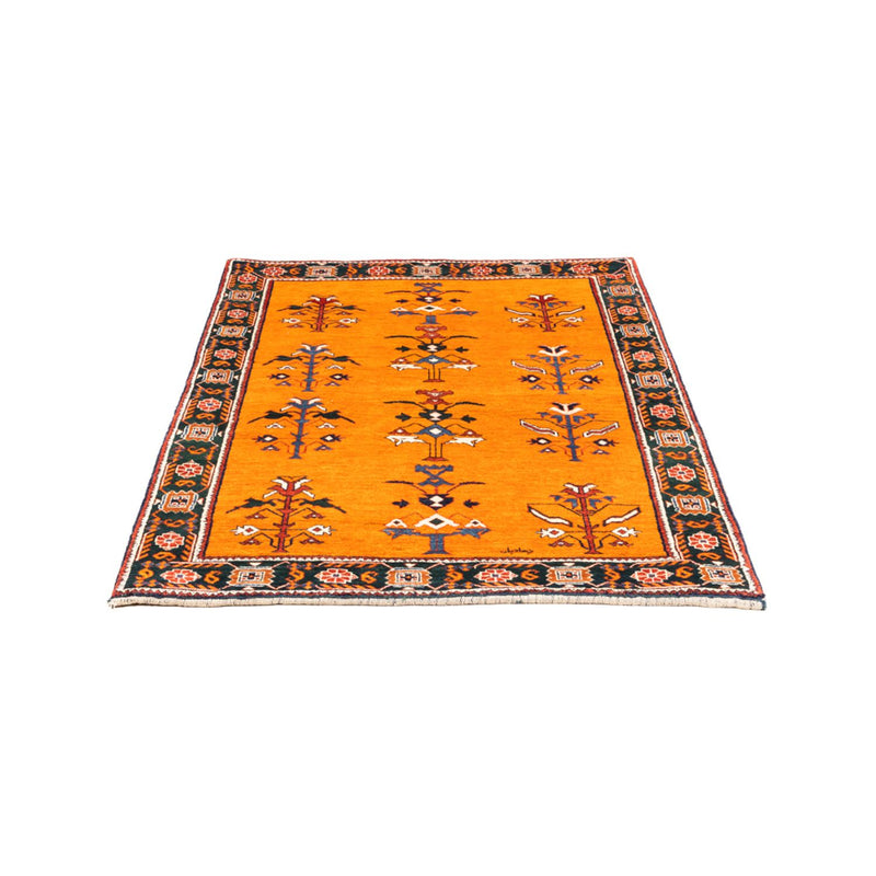 Tapis Gabbeh - Persan - 150 x 106 cm - or