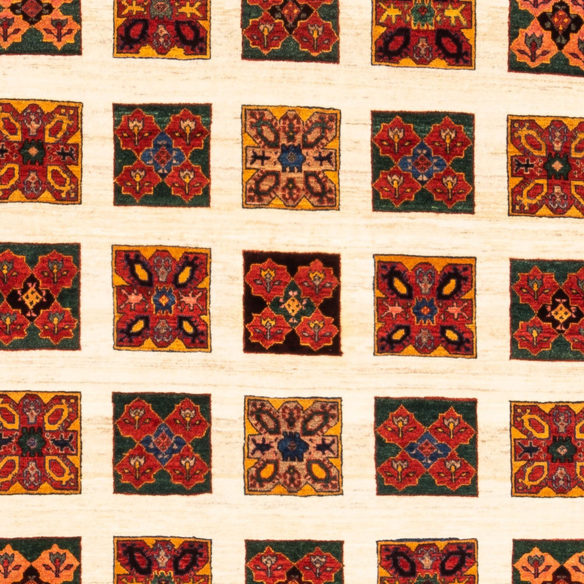 Tapis Gabbeh - Persan - 204 x 157 cm - crème