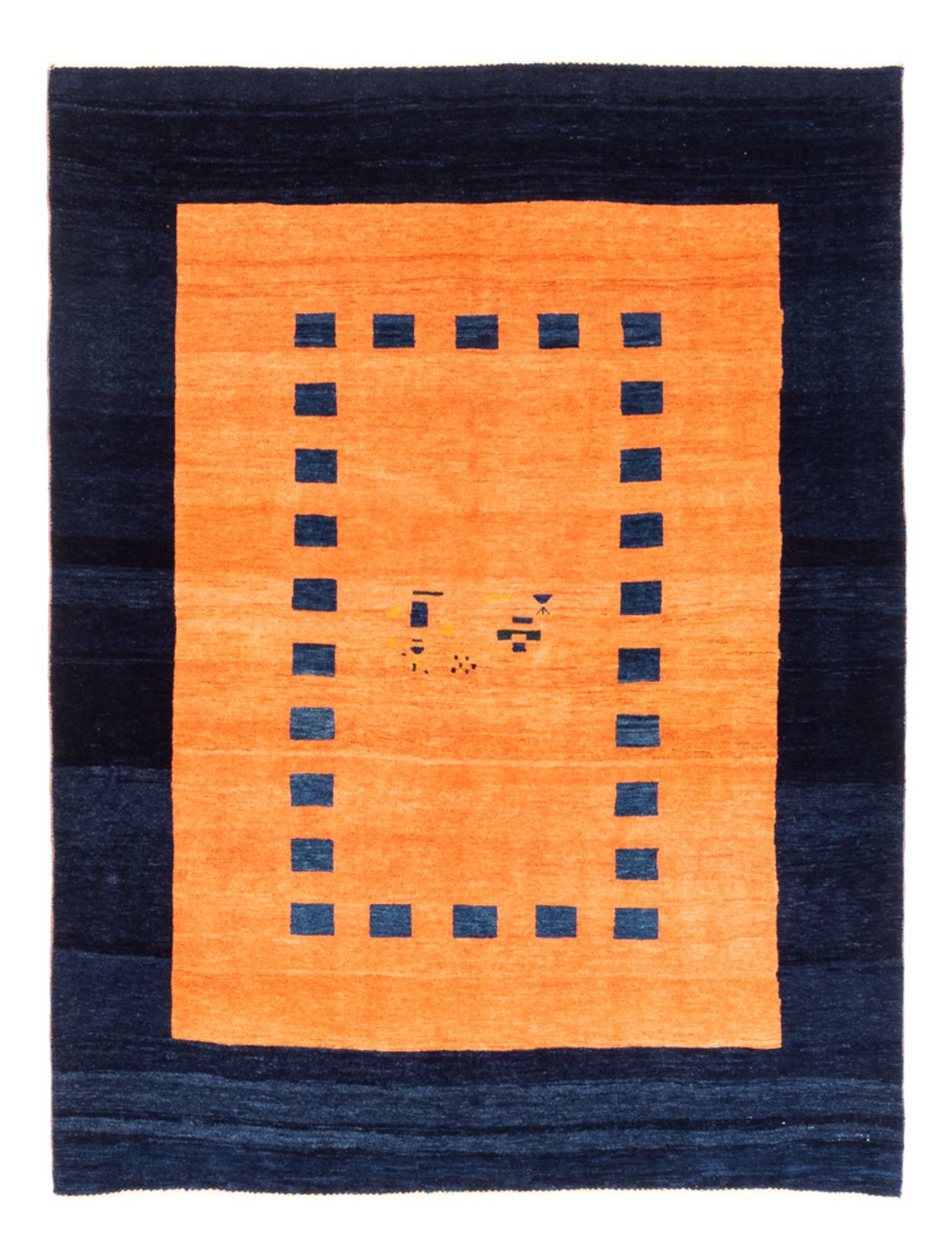Tapis Gabbeh - Persan - 200 x 150 cm - or