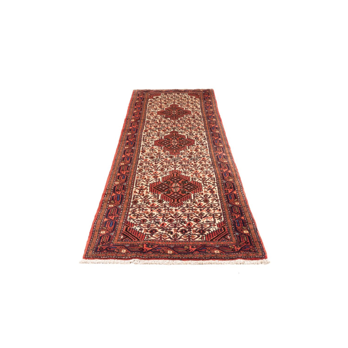 Tapis de couloir Tapis persan - Nomadic - 270 x 77 cm - beige