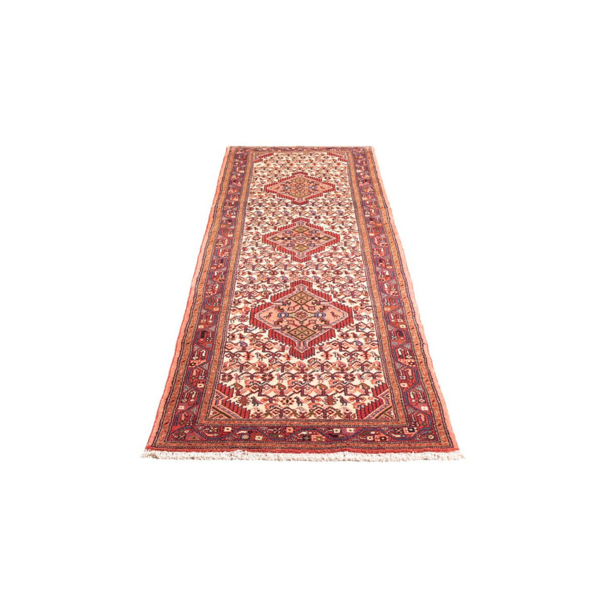 Tapis de couloir Tapis persan - Nomadic - 282 x 80 cm - beige