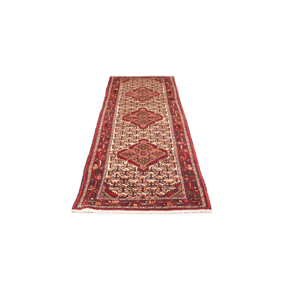 Tapis de couloir Tapis persan - Nomadic - 275 x 78 cm - beige