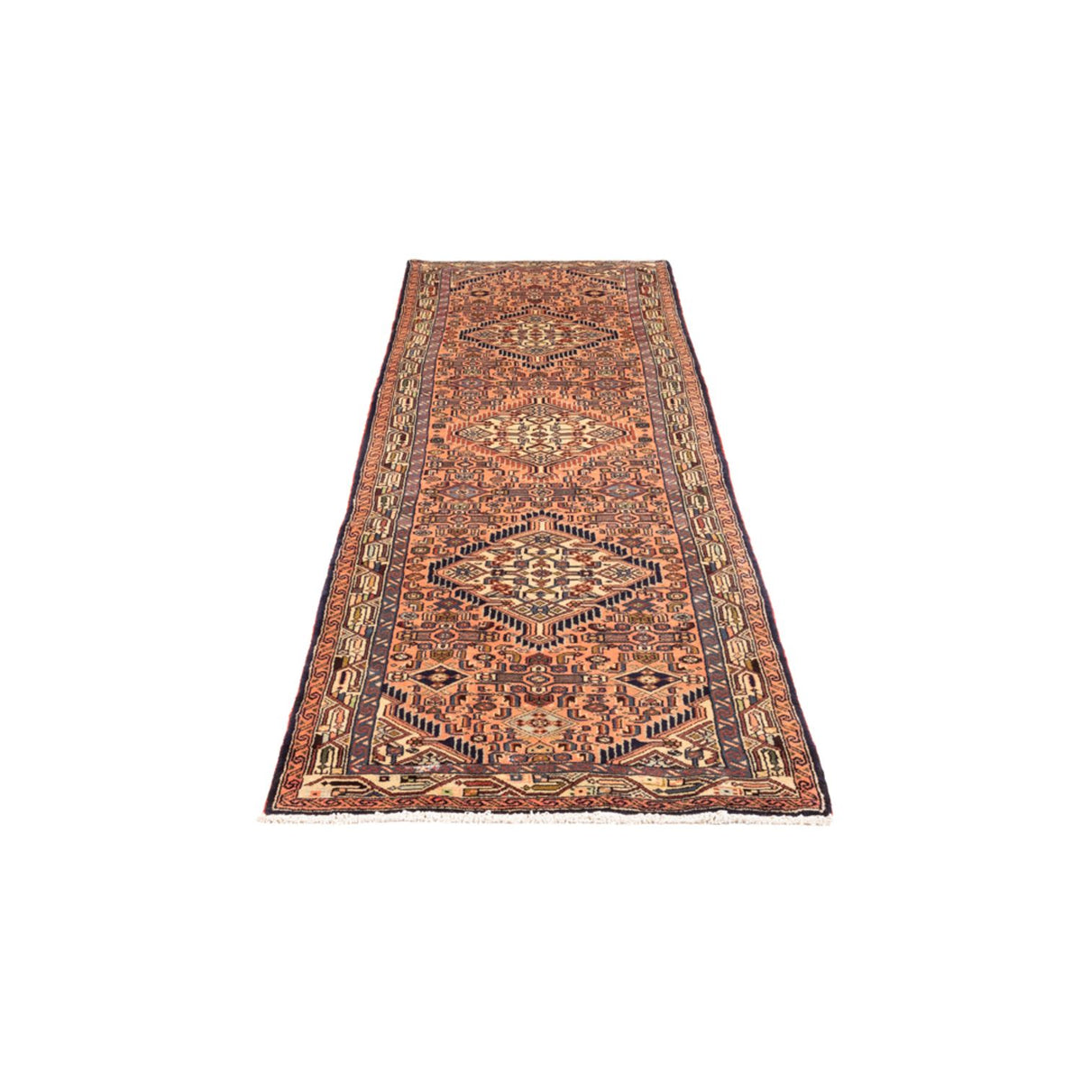 Tapis de couloir Tapis persan - Nomadic - 284 x 80 cm - saumon