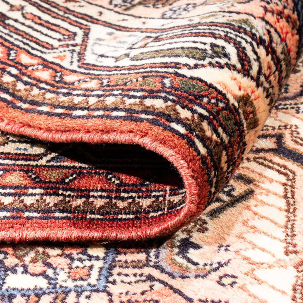 Tapis de couloir Tapis persan - Nomadic - 310 x 80 cm - rouge clair