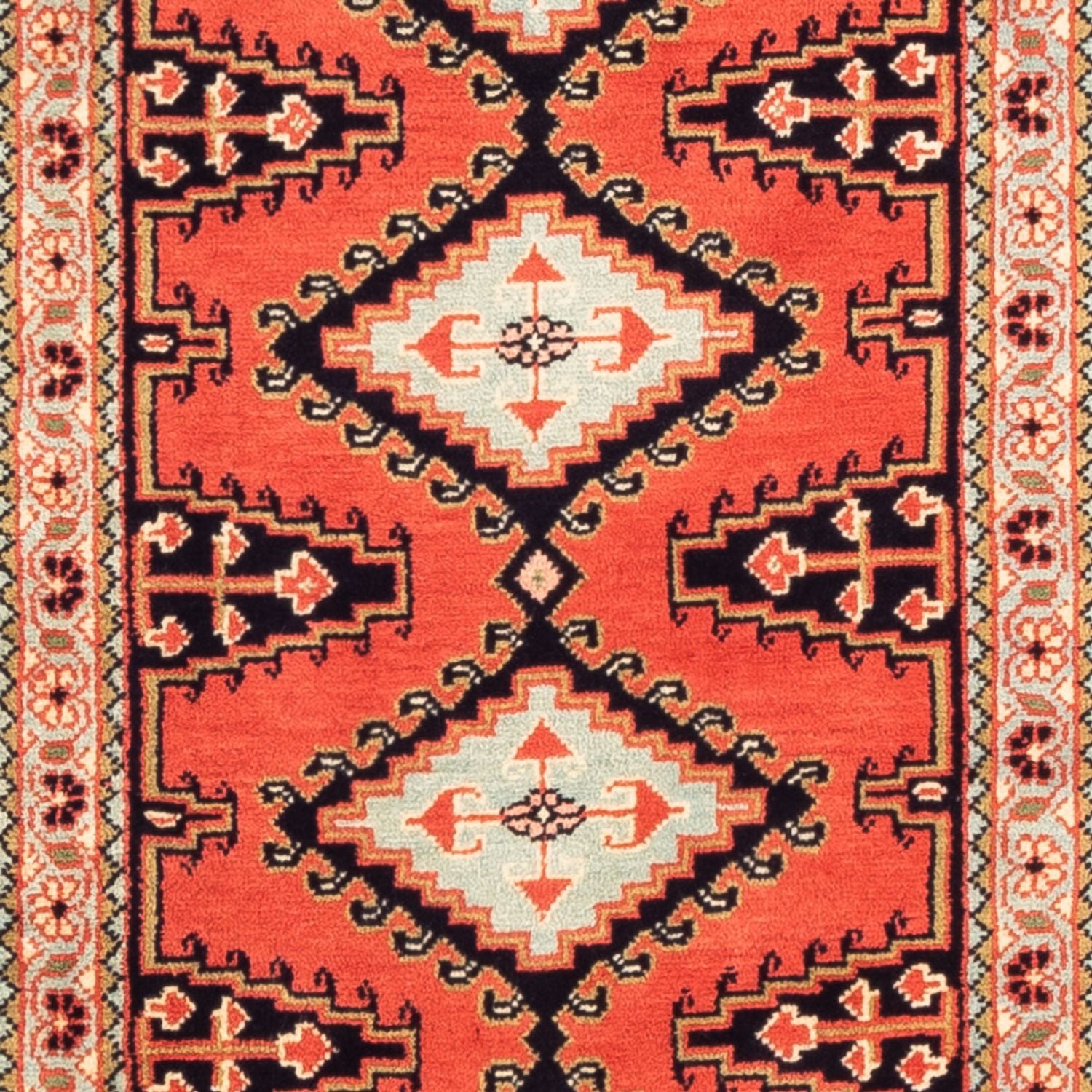 Tapis de couloir Tapis Kelim - Oriental - 310 x 75 cm - rouge