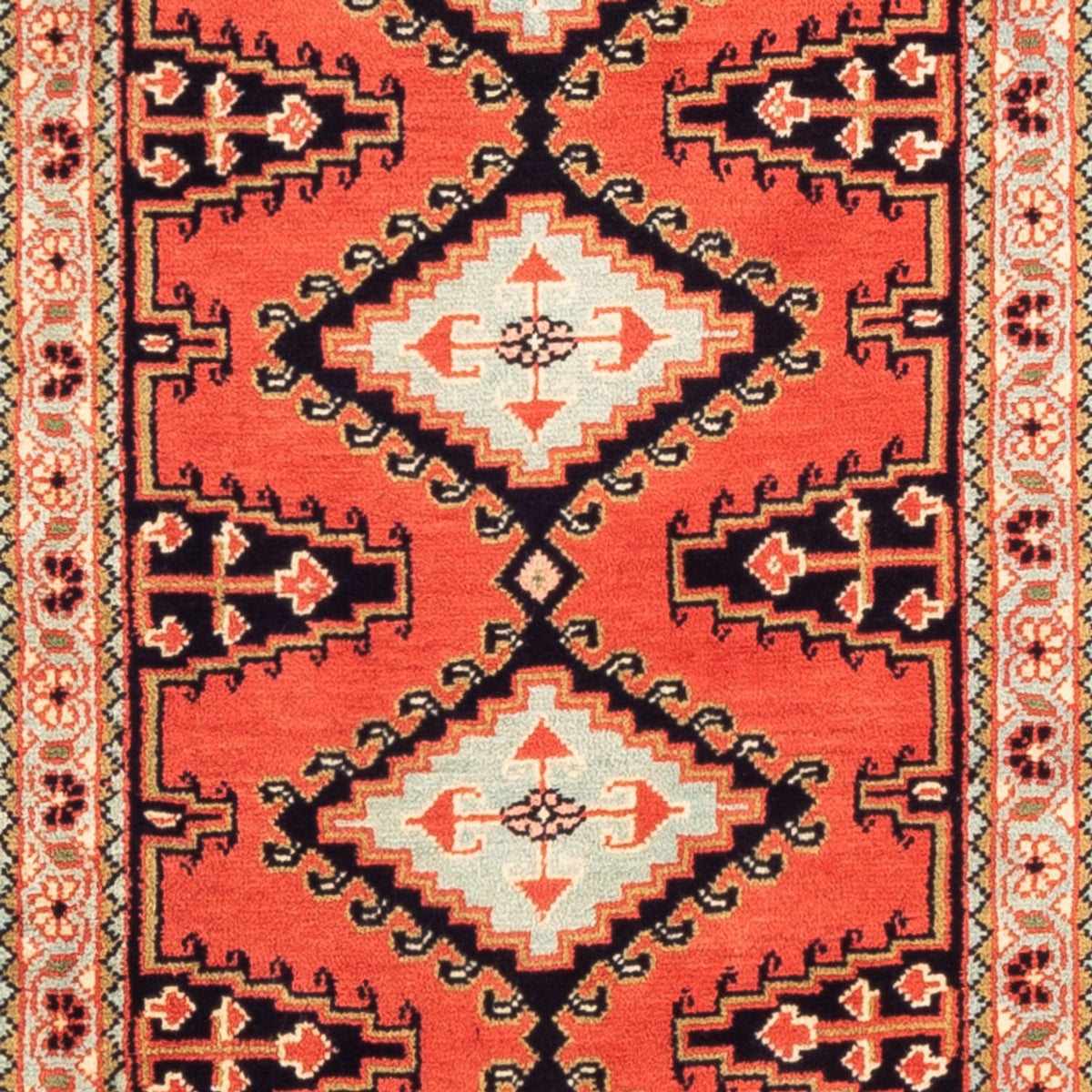 Tapis de couloir Tapis Kelim - Oriental - 310 x 75 cm - rouge
