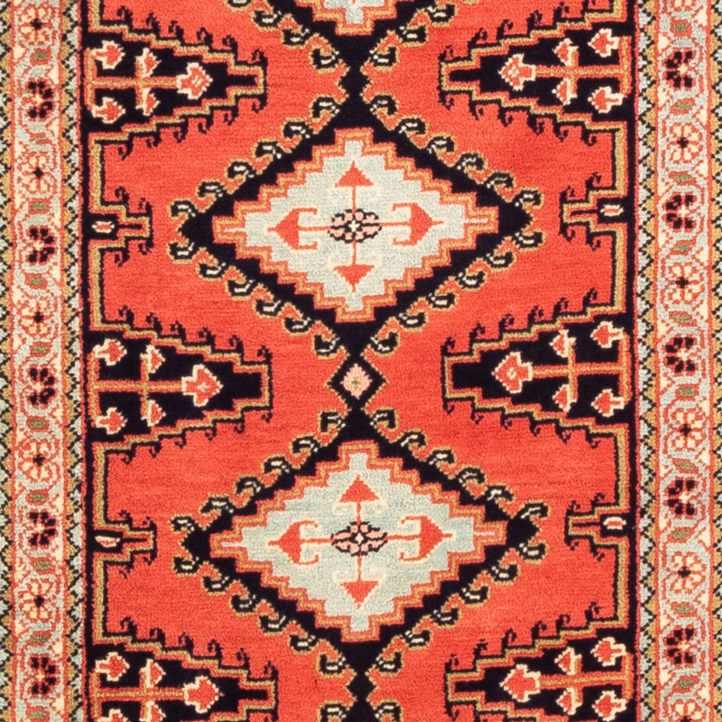 Tapis de couloir Tapis Kelim - Oriental - 310 x 75 cm - rouge