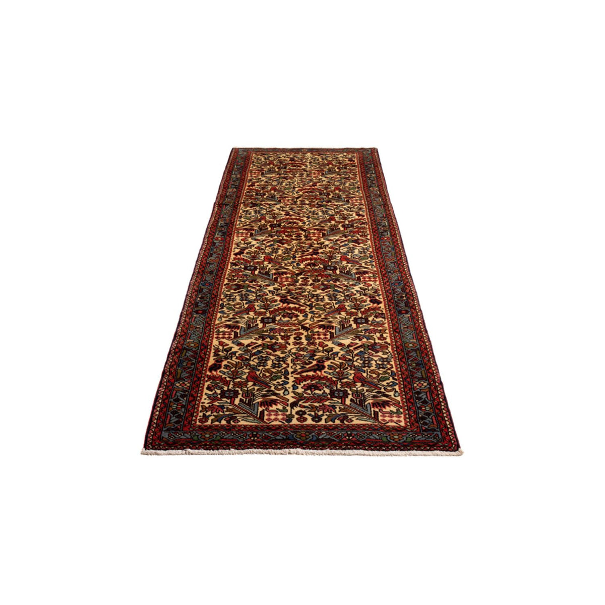 Tapis de couloir Tapis persan - Nomadic - 294 x 85 cm - saumon