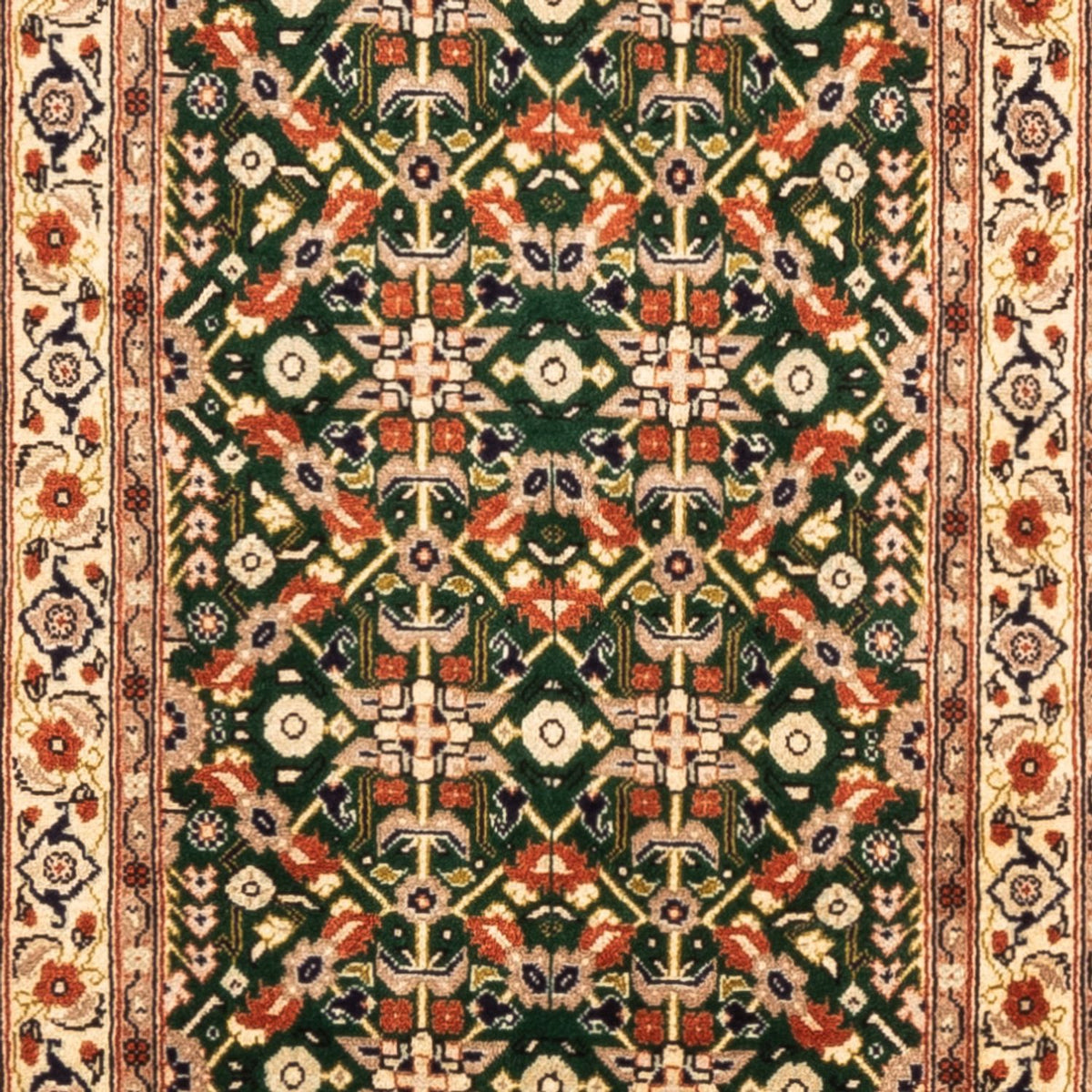 Tapis de couloir Tapis persan - Classique - 304 x 75 cm - vert