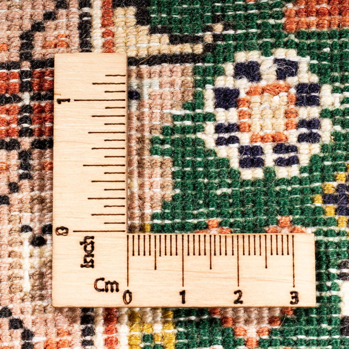 Tapis de couloir Tapis persan - Classique - 304 x 75 cm - vert