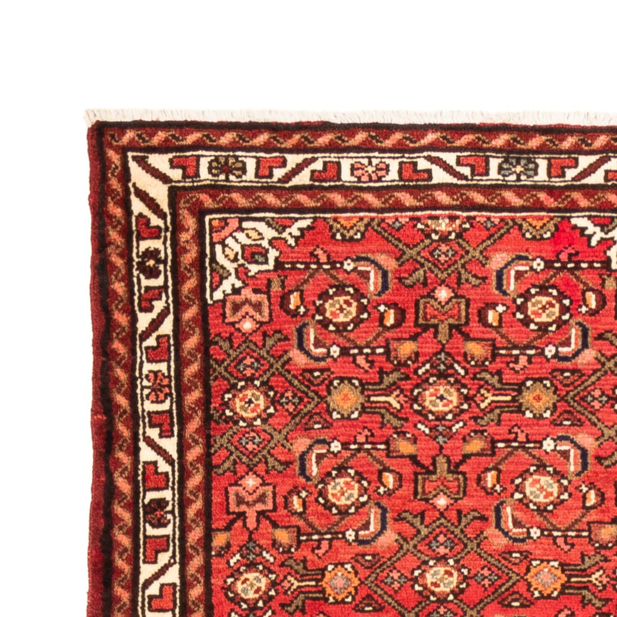 Tapis de couloir Tapis persan - Nomadic - 298 x 85 cm - rouge