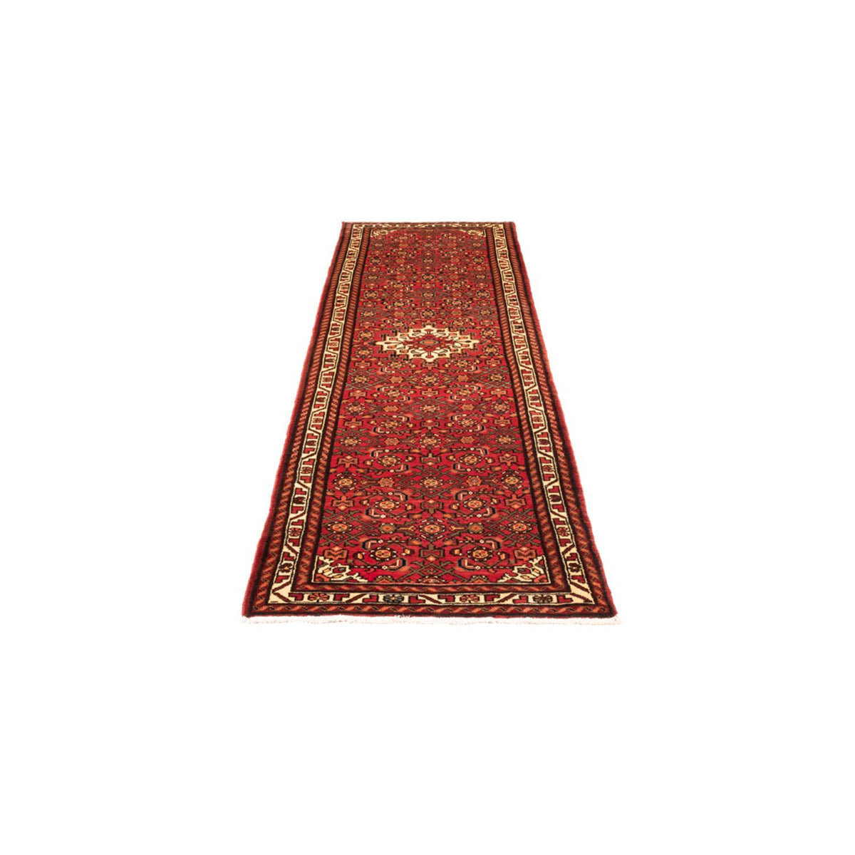 Tapis de couloir Tapis persan - Nomadic - 298 x 85 cm - rouge