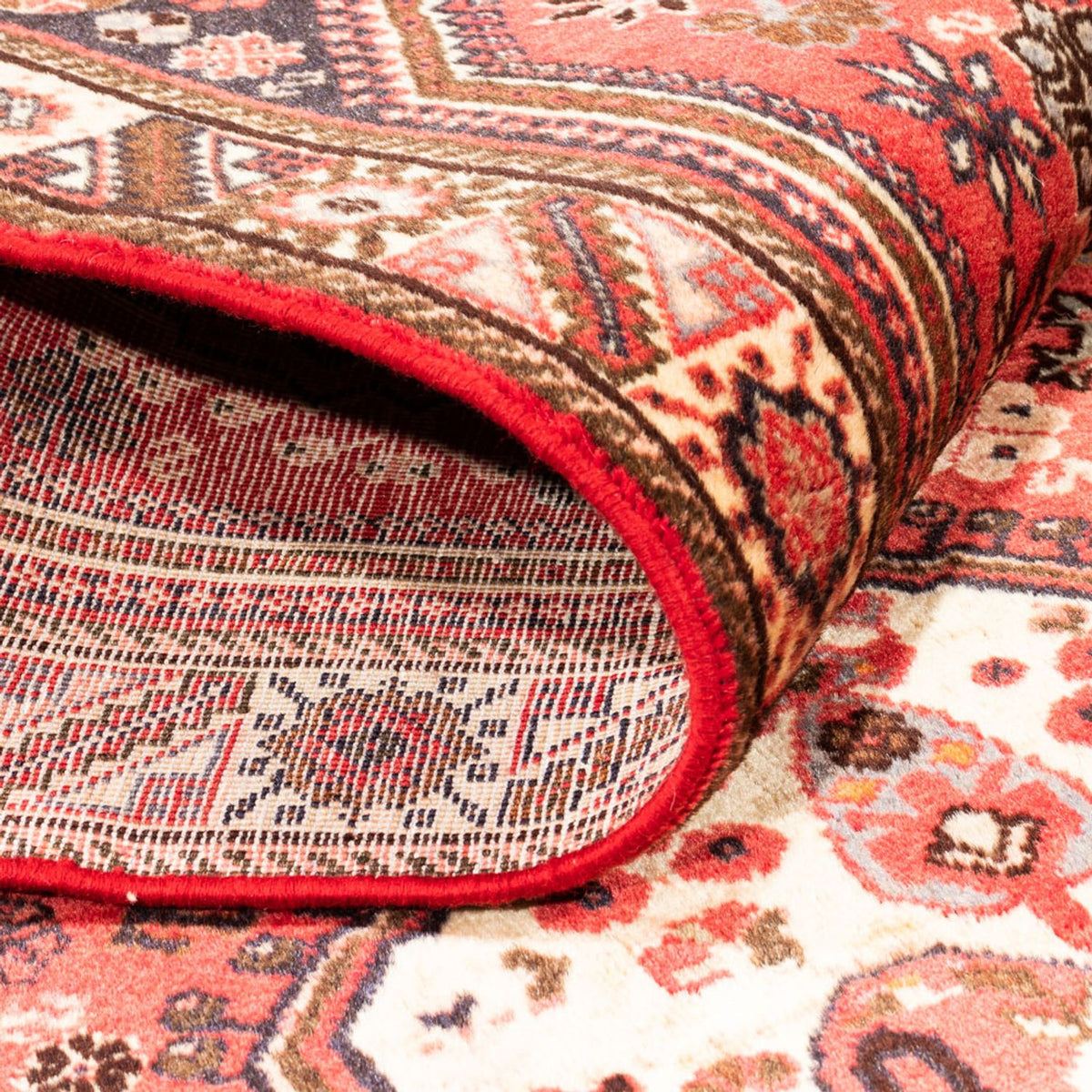 Tapis de couloir Tapis persan - Nomadic - 294 x 80 cm - rouge