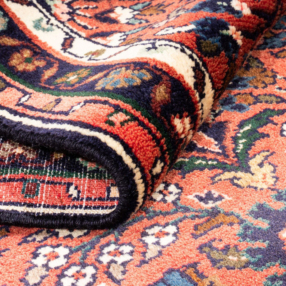 Tapis de couloir Tapis persan - Nomadic - 307 x 82 cm - rouge