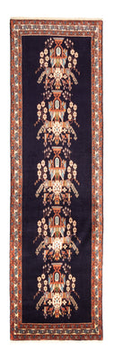 Tapis de couloir Tapis persan - Nomadic - 267 x 77 cm - bleu foncé