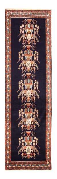 Tapis de couloir Tapis persan - Nomadic - 267 x 77 cm - bleu foncé