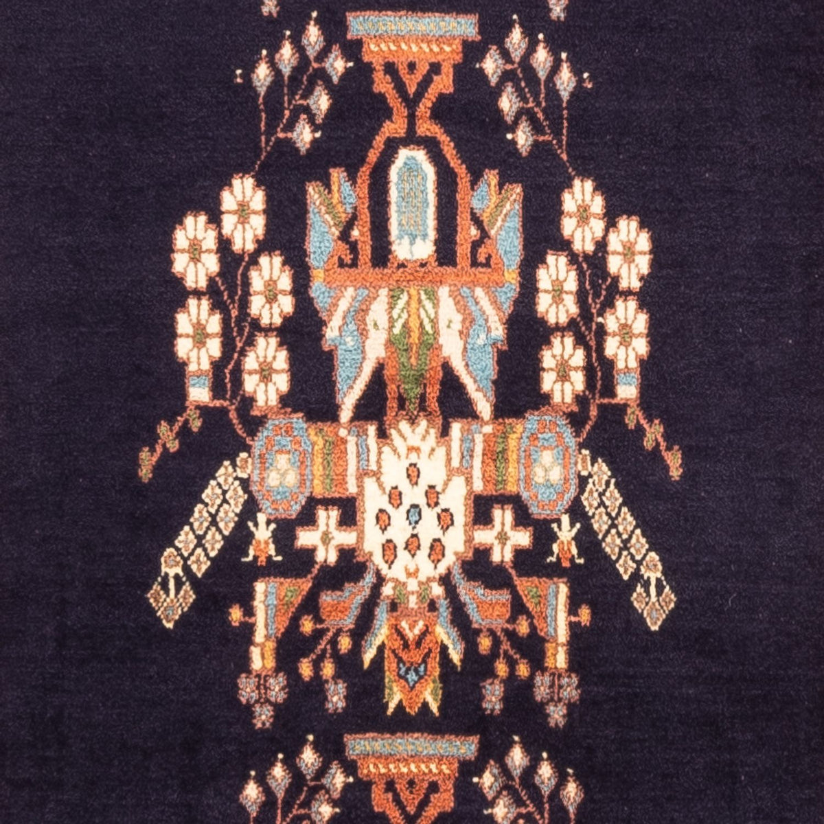 Tapis de couloir Tapis persan - Nomadic - 267 x 77 cm - bleu foncé