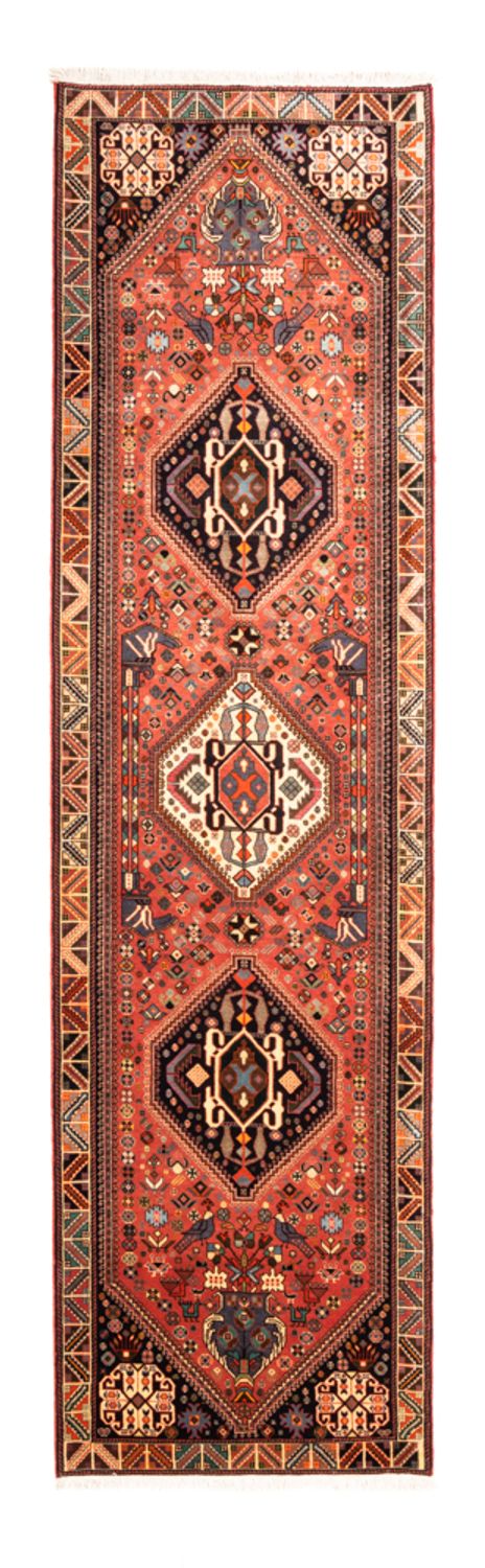 Tapis de couloir Tapis persan - Nomadic - 298 x 80 cm - rouge