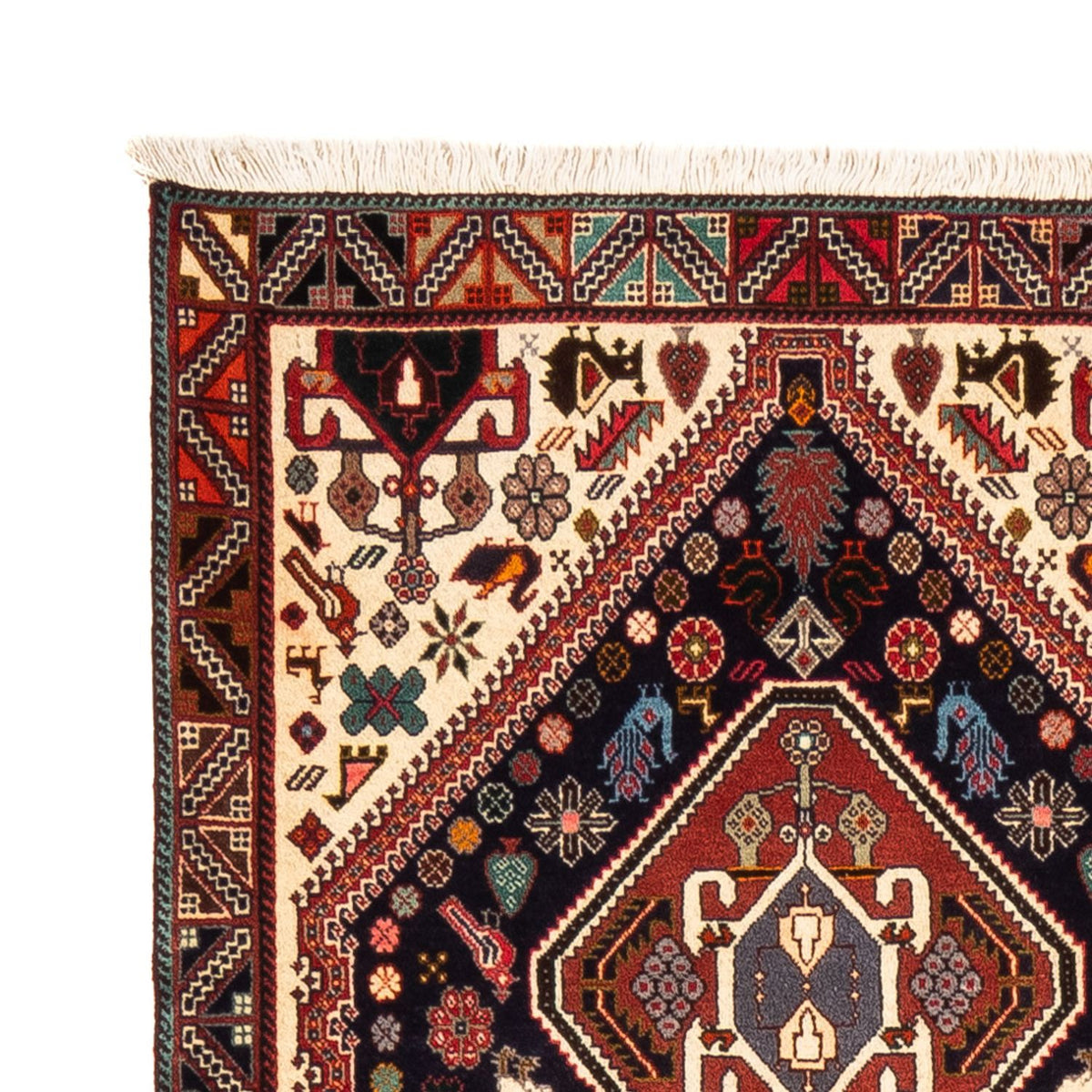 Tapis de couloir Tapis persan - Nomadic - 262 x 83 cm - bleu foncé