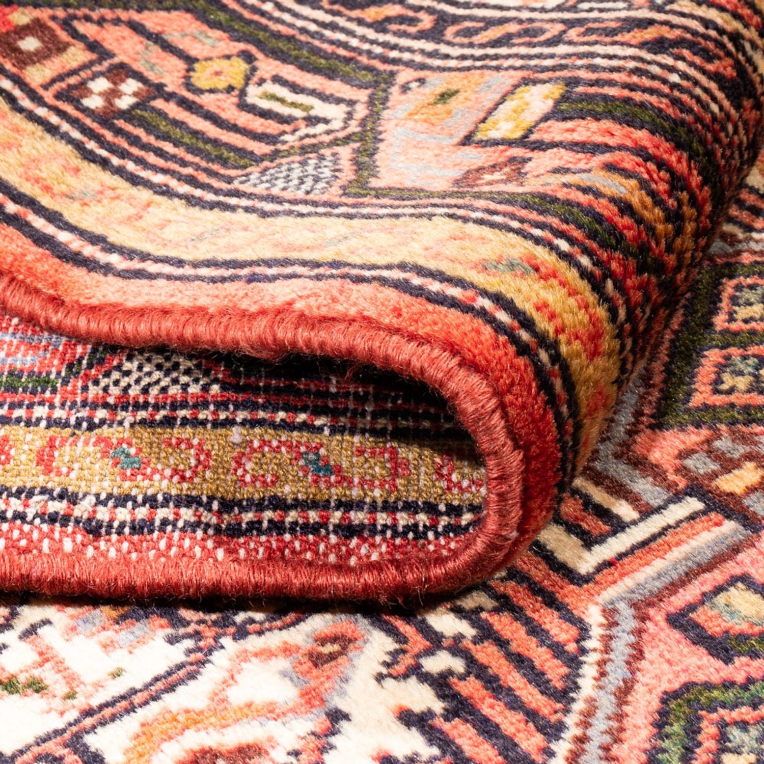Tapis de couloir Tapis persan - Nomadic - 290 x 83 cm - crème