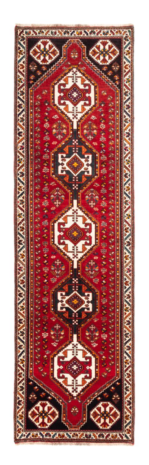 Tapis de couloir Tapis persan - Nomadic - 282 x 82 cm - rouge