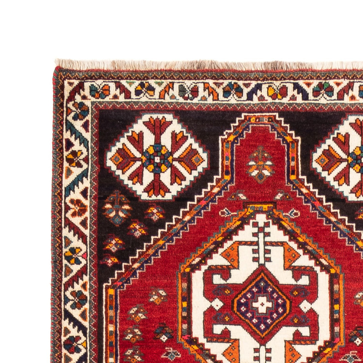 Tapis de couloir Tapis persan - Nomadic - 282 x 82 cm - rouge